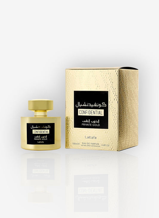 Perfume Lattafa - Confidential Private Gold (U) EDP 100ml